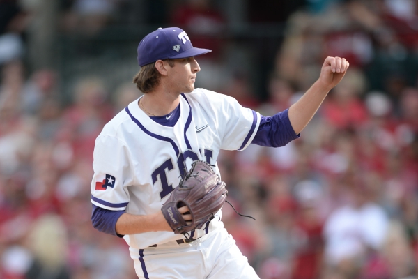 WholeHogSports - VIDEO: TCU coach Jim Schlossnagle, players recap 3-1