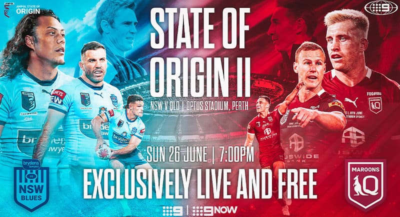 TV Guide: State of Origin Game II on Channel Nine | Flipboard