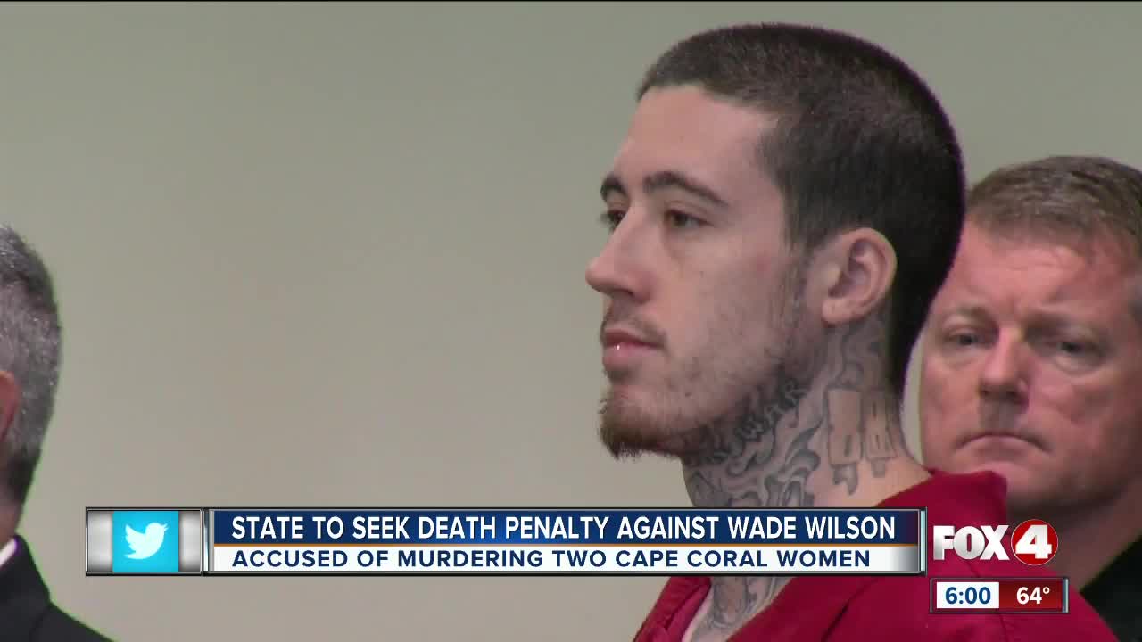 State intends to seek death penalty for Wade Wilson