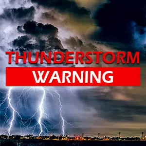 Severe Thunderstorm Warning Issued for Moultrie, Piatt, and Macon