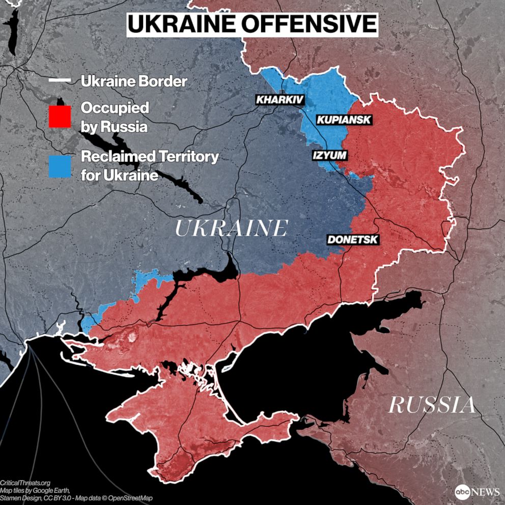 How much has US military aid helped Ukraine's stunning offensive? - ABC