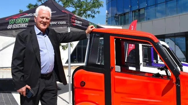 frank stronach electric car Frank stronach’s sarit: is it a bike or a car… or the future of