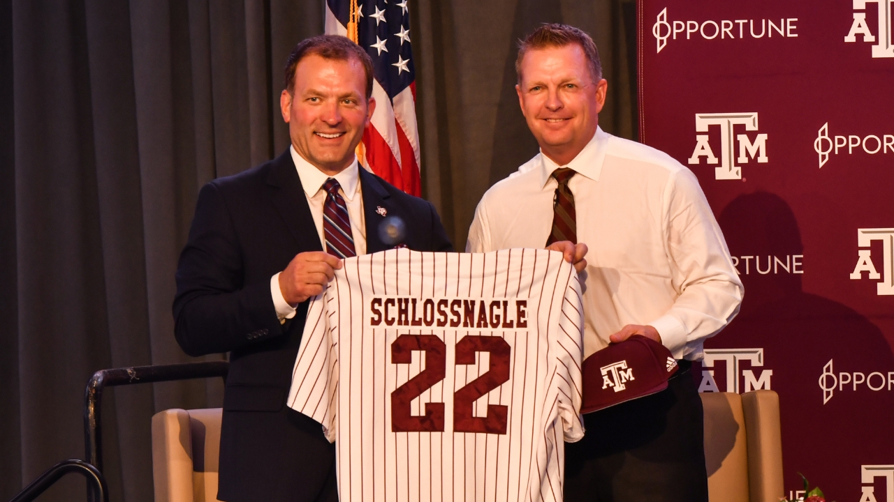 jim schlossnagle to texas Jim schlossnagle recaps texas a&m's weekend series victory over santa