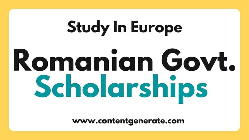 romanian government scholarship Romanian government scholarships students international 2021