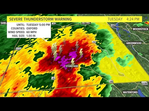 severe thunderstorm warning live stream Severe thunderstorm warning ended