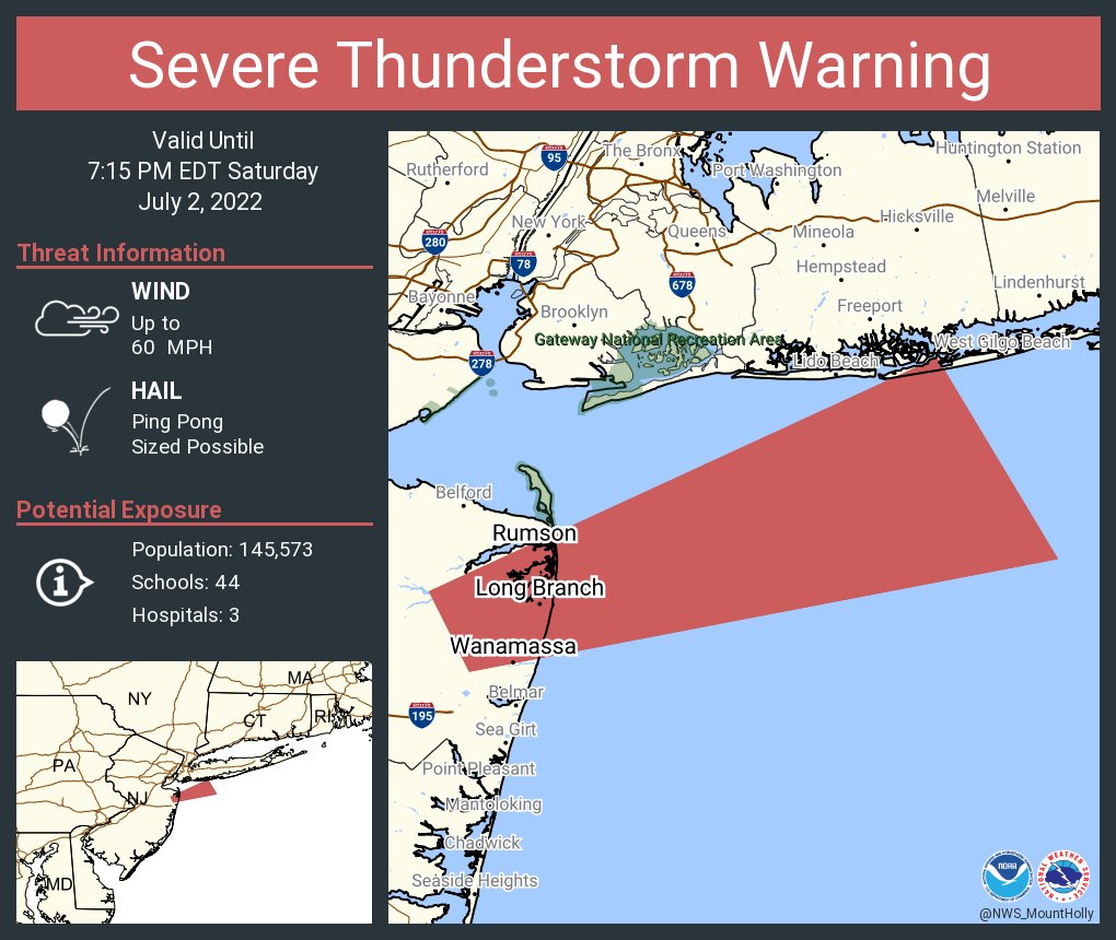 severe thunderstorm warning nj Severe thunderstorm thunderstorms