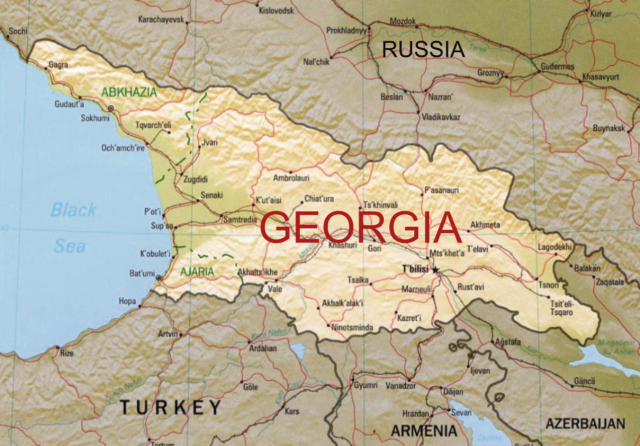 where is georgia in europe Armenia countries